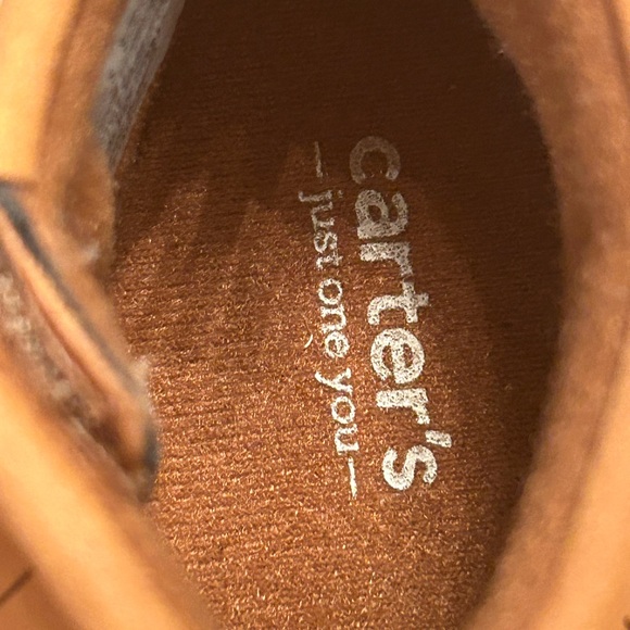 Carter's Tan Suede Fringe Boots - Picture 8 of 9